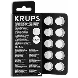 Таблетки для чищення кавових масел Krups XS3000, 10 шт