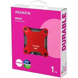 Накопичувач SSD Adata SSD SD620 1TB USB 3.2 520/460Mb/s Red (SD620-1TCRD) - мініатюра 5