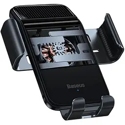 Автотримач із бездротовою зарядкою Baseus Smart Solar Power Wireless Cycling Electric Holder Black (SUZG010001) [85330] - мініатюра 2