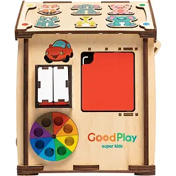 Бізібудинок GoodPlay Всезнайка з LED підсвічуванням 24х24х30 см (691407) - мініатюра 4