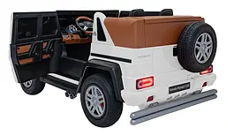 Дитячий електромобіль Mercedes Benz Maybach G650, з регулюванням сидінь, білий - мініатюра 7