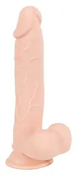Фалоімітатор з мошонкою Nature Skin Medium Bendable тілесний - мініатюра 2