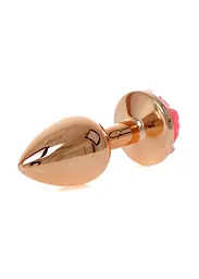 Анальна пробка Jewellery Red Gold PLUG ROSE-Pink Boss Series 64-00127 98273 - мініатюра 2