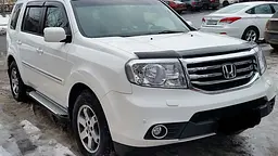 Дефлектор капоту мухобійка Honda Pilot 2008- - мініатюра 2