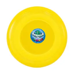 Дитяча іграшка "Літаюча тарілка" 034/1BMS(Yellow) діаметр 21 см