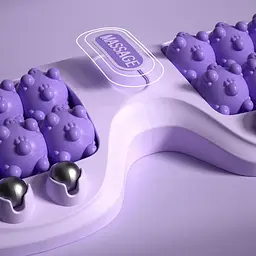 Портативний масажер для ніг Cat Claw Style Foot Massager з 12 роликами та 4 магнітними кульками - мініатюра 3