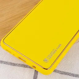 Шкіряний чохол Xshield для Xiaomi Redmi 13C / Poco C65 Жовтий / Yellow - мініатюра 2