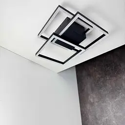 Світильник LED smart RAFAEL+пульт 100W 3000-5000K IP20 прямокутний чорний Violux ( 220975 ) - мініатюра 2