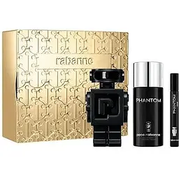 Набір Paco Rabanne Phantom 100 мл Parfum 150 мл дезодорант 10 мл міні
