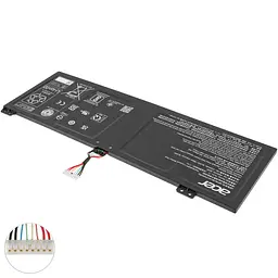 Акумулятор для ноутбука Acer AP18L4N (TravelMate TMP614-51T-G2) 15.2V 3920 mAh 60Wh Black (KT.00404.002) - мініатюра 2