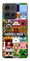 Чохол Demsky Minecraft collage для Motorola Moto G75 5G