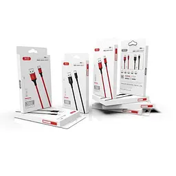 Кабель XO NB143 USB - USB Type-C, (M/M), 2.4A 1 м Red (6920680870691)