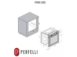 Духовка електрична Perfelli PRIME 6M8 NERO - мініатюра 5