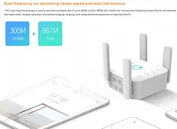 Усилитель сигнала Wi-Fi ретранслятор, репитер, точка доступа PIX-LINK LV-AC24 - мініатюра 5
