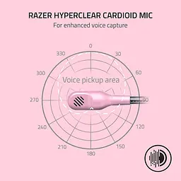 Навушники Razer ігрові геймерська гарнітура Blackshark V2 X (RZ04-03240800-R3M1) Quartz рожева - мініатюра 9