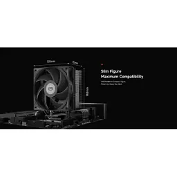 Кулер до процесора PcCooler Охолоджувач для процесора PсCOOLER RT500 BK чорний IntelLGA 115X/1200/ (RT500 BK) - мініатюра 10