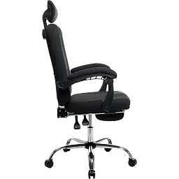 Офісне крісло GT Racer X-8003 Fabric, чорне (X-8003 Black) - мініатюра 3