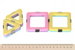 Конструктор магнітний Magplayer, 14 елементів (MPH2-14) - мініатюра 3