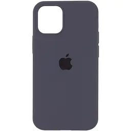 Чохол Silicone Case Full Protective (AA) для Apple iPhone 13 mini (5.4) Сірий / Dark Gray