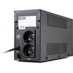 Пристрій безперебійного живлення Vinga LED 800VA metal case (VPE-800M) - мініатюра 4