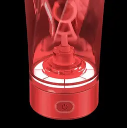 Шейкер спортивний електричний VOLTRX VortexBoost 600 мл Tritan Red (Vortex_Red) - мініатюра 3
