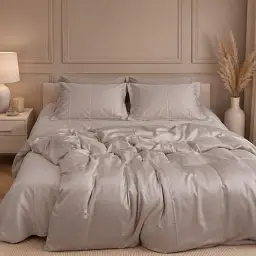 Простирадло MirSon Tencel Grey Blue 200х220 см (2200013883807)