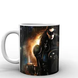Кухоль GeekLand Бетмен Batman Бетмен жінка кішка BM.02.024.702 330 мл білий - мініатюра 2