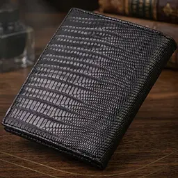 Шкіряне компактне портмоне для чоловіків з тисненням Canpellini 21739 чорне - мініатюра 4