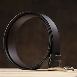 Чоловічий шкіряний ремінь GRANDE PELLE 120х3,5 см acs0015144 - мініатюра 6