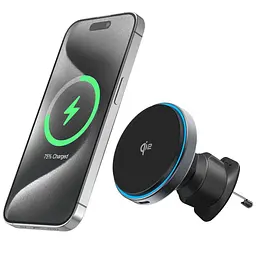 Автомобільний тримач з Бездротовим ЗП Proove Titanium Circle Qi2 15W - мініатюра 7
