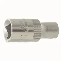 Насадка шестигранна коротка 1/4" 5мм CrV ULTRA (6060052) - мініатюра 4