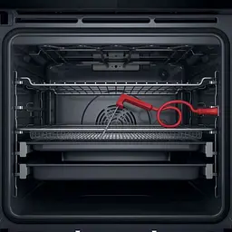 Whirlpool Духовий шафа електричний, 73л, A+, дисплей, конвекція, піроліз, телескопічні напрямні, чорний - мініатюра 4