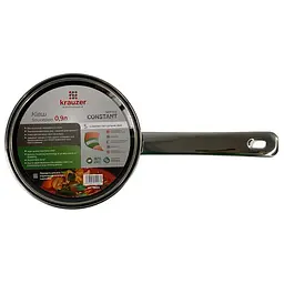 Ківш Krauzer Constant, зі скляною кришкою, 14 см, 0,9 л (78004) - мініатюра 3