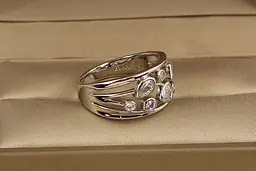 Кільце Xuping Jewelry Мозайка р 16 сріблясте - мініатюра 2