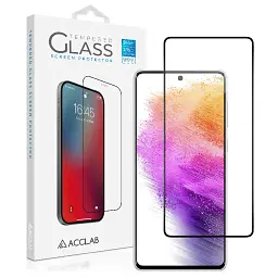 Скло захисне ACCLAB Full Glue Samsung A73 5G Black (1283126522505) - мініатюра 2