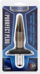 Анальна пробка з вібрацією MENZSTUFF PURRFECT PLUG SMOKE Dreamtoys DT20038 86980 - мініатюра 3