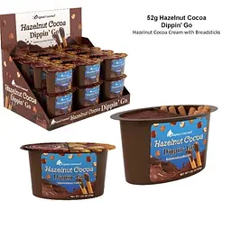 Шоколодно-горіхова паста Original Gourmet to go з хлібними паличками, 52 г - мініатюра 2
