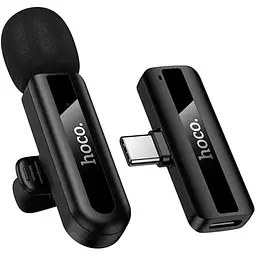 Мікрофонна радіосистема Hoco L20 USB-C Black (6942007655491) [158602]