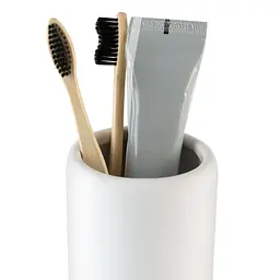 Склянка для зубних щіток МВМ My Home Milan, білий (BA-22 WHITE) - мініатюра 2