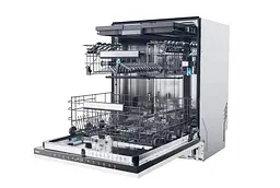 Посудомийна машина Haier XI 6B0S3FSB (60 см, вбудована) - мініатюра 4