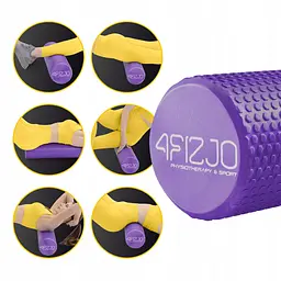 Масажний ролик 4FIZJO CARE+ EVA 60 x 15 см (валик, роллер) 4FJ0522 Purple (P-5907739314390) - мініатюра 7