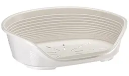 Пластиковий лежак для собак і котів Ferplast Siesta Deluxe 4 білий 61,5×45×21,5 см 70204911