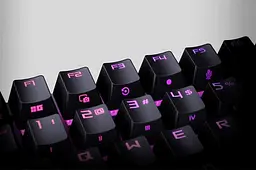 Клавіатура ASUS ROG Strix Scope II RX Red EN/UK USB RGB Black (90MP0350-BKMA00) - мініатюра 4