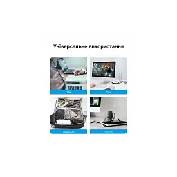 Патч-корд 0.5м, UTP cat 6A RJ-45 slim black Vention (IBIBD) - мініатюра 10