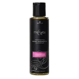 Масажна олія Sensuva Me&You Pomegranate, Fig, Coconut & Plumeria (125 мл) з феромонами