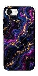TPU чехол Demsky Purple space marble для Apple iPhone 16e (6.1")