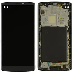 Дисплей LG H900 V10 /H901 /H960 /H961 /H962 чорний, PRC, з рамкою