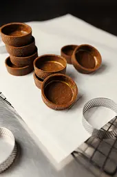 Тарт пісочний з какао 6 см — напівфабрикат для десертів 120шт. - мініатюра 7