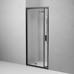Душові двері AM.PM Gem 90x195 прозоре скло black matt W90UG-090-1F-195BT - мініатюра 7