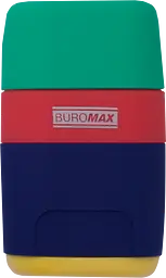Точилка з контейнером Buromax Rubber Touch, з ластиком (BM.4771-1) - мініатюра 3
